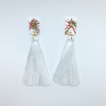 金蒔絵とタッセルのピアス・イヤリング
