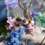 星月ジェントルマンチェシャ猫のキーホルダー♪
