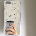 Syaaa!! の猫柄ミラーケース  iPhone7.8.X/XS 対応