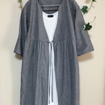 再販＊モノトーン  カシュクールコート   
