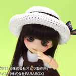 【委託品】4〜4.5インチヘッドドール用・手編み帽子