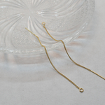 #033 ♡4個(2セット)♡   アメリカンピアス  85mm  x 1mm, ピン0.5mm