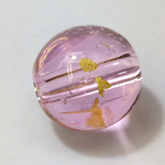 35.とんぼ玉ピンク約1.2cm