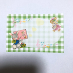 オリジナルメモ♡レトロアニマル  恋するうさちゃん♡バラ20枚セット 