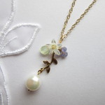 バロックパールのネックレス　feuille