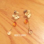 金木犀のしずくピアス