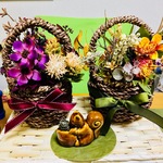 🍁秋のアレンジバスケットリス付き🐿