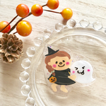 ハロウィン！ブローチ！オバケと女の子