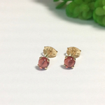14kgf＊petit＊ピアス・ガーネット