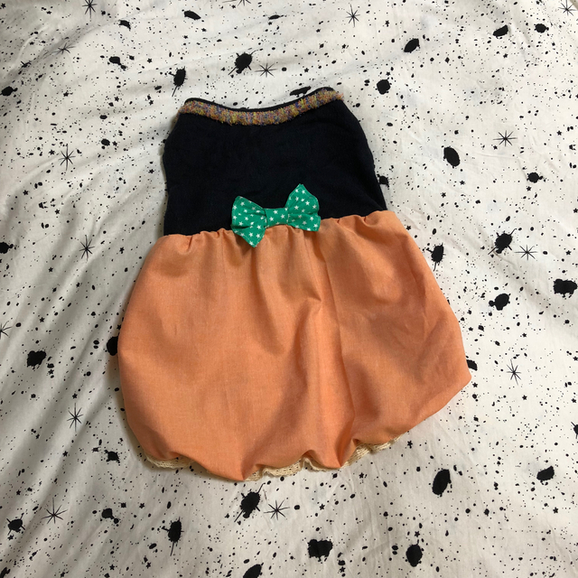 ハロウィンかぼちゃワンピース ハンドメイドマーケット Minne