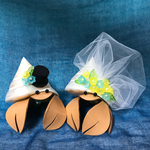 [paru_yado様オーダー品] やどかりウェルカムドール★夏の結婚式！海の結婚式！とんがり磨き貝