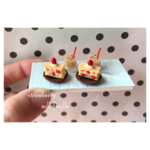 ミニチュアフード★いちごのカスタードミルフィーユセット☆