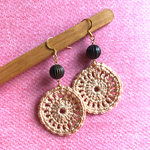 NO9♡ニットモチーフ×クラシックボール×釣り鐘ピアス