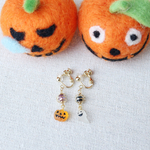 [再販２]Happy☆Halloweenイヤリング《ゴースト》ハロウィン
