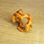 木の指輪　Ｏｃｔａｇｏｎ‐No.24　木製リング
