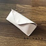 シンプルレザーメガネケース   ヌメ革