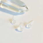 2セット  水晶さざれピアス