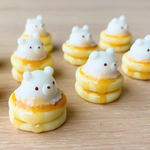 シロクマホットケーキのストラップ