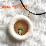 sketa-m様専用☆秋の紅葉☆ハシビロコウのペンダント
