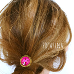 ポニーフック02＊ころんとしたまん丸ビジュー ハンドメイド pocarina