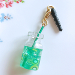 キウイ♡ジャードリンクイヤホンジャック/ストラップ★