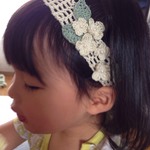 お花のヘアバンド