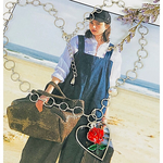 アンティークローズペイントハートネックレス♡