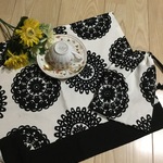 【再2】40×50❤️素敵なモノトーン小学校机サイズランチョンマットセット