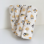 抱っこ紐よだれカバー  パンダのパン屋×ボーダー