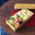 ミニチュアフード 栗ご飯弁当