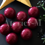 A608 Dark pink アクリルビーズ15mm(10個)