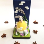 おだんご泥棒のお月見飾り＊2018縦長タイプ