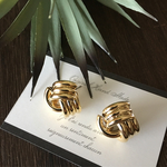twist circle gold pierce【８】