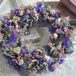 ｃ様へ　2色のリンドウ紫wreath