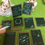 自分で描ける黒板ポスター6柄☆看板加工もできます！ハロウィン、ミニチュア、インテリアに(*^_^*)