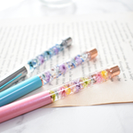 SWAROVSKI*.+ﾟハーバリウムボールペン ⿻*.·パールピンク/パールブルー/メタリックシルバー