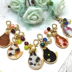 オーダー・受注製作 猫さん達のミニキーホルダー お好きな猫さんで作れます