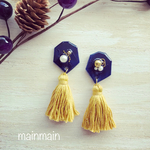 ボリュームタッセルピアス♡イヤリング