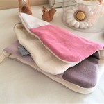*大人乙女のちょっと大きめ8重ガーゼタオルハンカチ*pinklavendercolor*お気に入りの1枚を