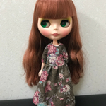 【送料無料】リカちゃん、ブライス 花柄ワンピース