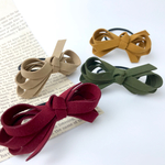 ❤️1000✨再販✨スエードリボンヘアゴム✨