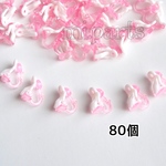 80個●カン付き キッズイヤリング 金具 子供 イヤリング 子ども用イヤリング ピンク 