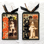 コラージュ ハロウィンギフトタグ