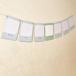 PhotoGarland＊フォトガーランド＊フォトアルバム＊ハーフバースデー＊アイスブルー×ペールグリーン