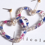 Botanical heart pink