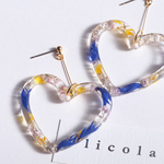 Botanical heart yellow