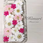 SALE♡押し花ケース　iphone7plus/８plusケース　