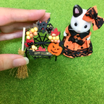 限定セットハロウィンリース、ミニチュア☆ハロウィン、ミニチュア、インテリアに(*^_^*)