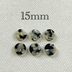 importアクリルコインチャーム グレー 6個入り