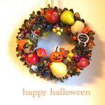 Halloween◇ハロウィンリース◇秋の木の実の収穫祭M